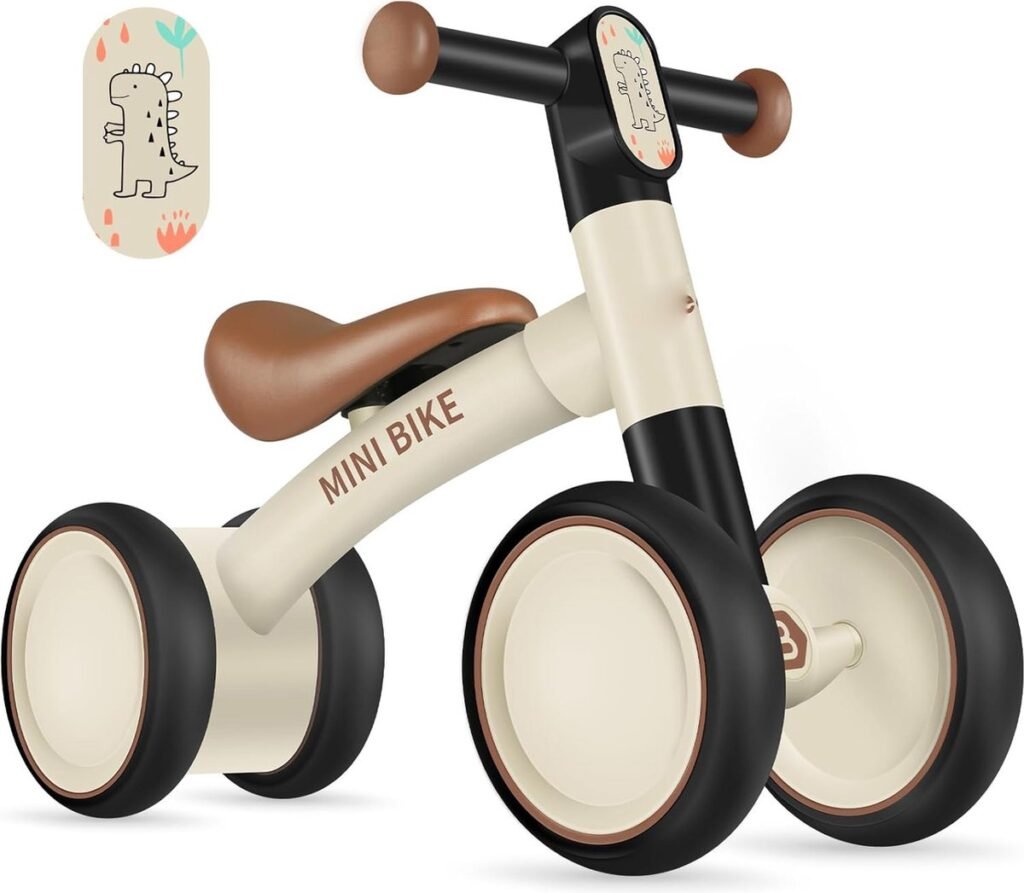 Balancefiets voor kinderen vanaf 1 jaar met 4 wielen zonder pedalen