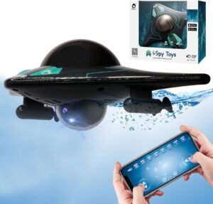 Bestuurbare Boot met HD Camera – RC Waterboot met App Bediening en LED Verlichting – Hoge Snelheid Speelgoedboot voor Zwembad en Meer