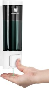 Zeepdispenser Wandmontage 200 ml – Navulbare Zeepcontainer voor Douchegel, Shampoo en Handzeep – Badkamer en Keuken Dispenser – Compact Ontwerp