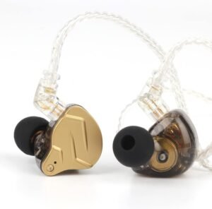 In-Ear Monitor Oordopjes Hybride – HiFi Oordopjes met 1BA en 1DD Drivers – Afneembare 2-Pin Kabel – Zinklegering Behuizing voor Muziek en Gaming
