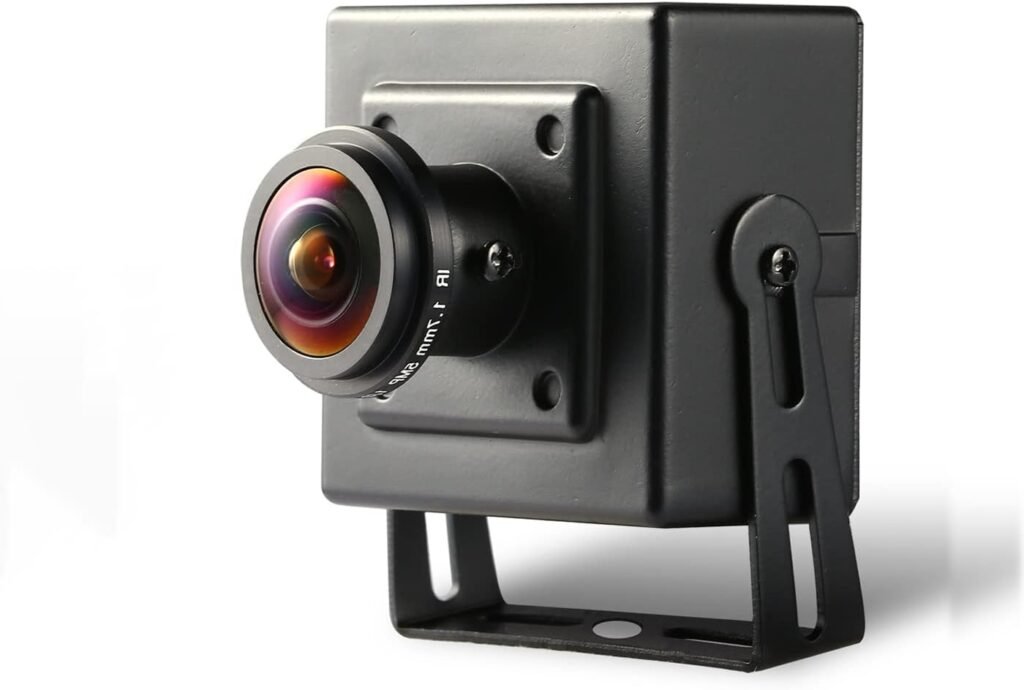 Mini fisheye IP camera 5MP 170 graden kijkhoek PoE beveiligingscamera voor binnen CCTV H.265 HD