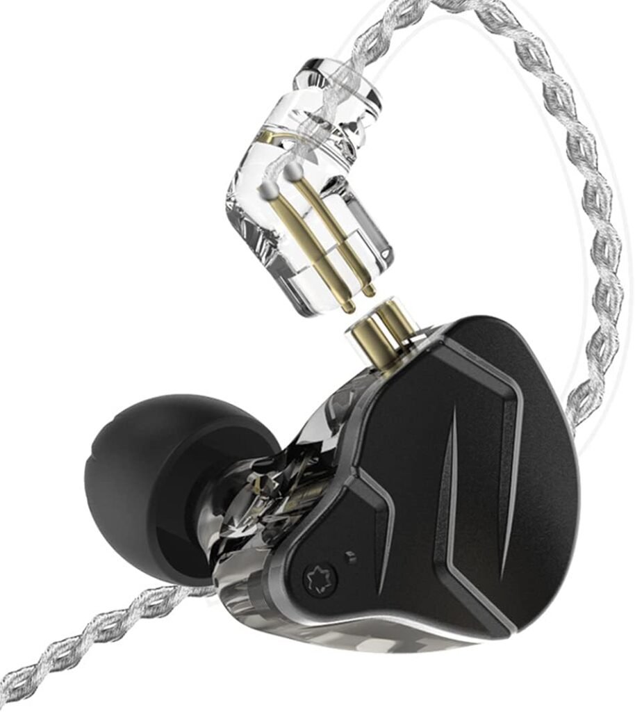 Draadgebonden dual driver in-ear oordopjes met HiFi audio voor telefoon, computer en tablet