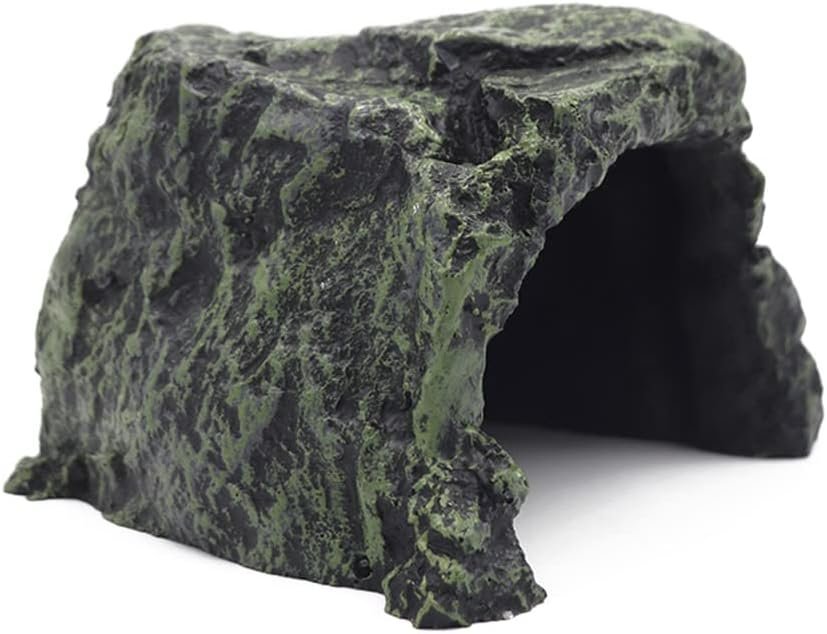Reptielen schuilplaats grot steen decoratie voor terrarium en aquarium met natuurlijke habitat uitstraling