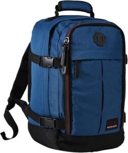 Handbagage Rugzak 40x20x25 cm – Reisrugzak 20L met Waterafstotend RPET Polyester – Compacte Vliegtuigtas voor Cabinebagage Ryanair GoedgekeurdBen je op zoek naar de perfecte handbagage die voldoet aan de strikte eisen van luchtvaartmaatschappijen zoals Ryanair? Deze lichtgewicht rugzak van 40x20x25 cm combineert praktisch gemak met een modern en duurzaam ontwerp. Gemaakt van gerecycled RPET-polyester, afkomstig van gerecyclede plastic flessen, biedt deze tas niet alleen een milieuvriendelijke keuze, maar ook een comfortabele en efficiënte reiservaring. Dankzij het slimme ontwerp en een inhoud van 20 liter kun je al je essentiële spullen probleemloos organiseren en meenemen. Deze rugzak is geschikt voor onder de stoel en bespaart je extra kosten tijdens je vliegreizen.  Belangrijkste voordelen Perfecte afmetingen: Past binnen Ryanair’s handbagagebeleid (40x20x25 cm). Lichtgewicht: Weegt slechts 500 gram voor moeiteloos dragen. Duurzaam materiaal: Gemaakt van gerecycled RPET-polyester. Efficiënt inpakken: Flexibele zijkanten en een ruime 20-liter capaciteit. Handige organisatie: Voorvak met ruimte voor iPad, documenten en meer. Comfortabel dragen: Gewatteerde schouderbanden en handvat. Compact en Ryanair-goedgekeurd ontwerp Met een afmeting van 40x20x25 cm is deze tas specifiek ontworpen om te voldoen aan de gratis handbagagevoorschriften van Ryanair. Het formaat is ideaal om onder de stoel te passen, zodat je geen extra kosten maakt. Bovendien is de tas compatibel met de meeste grote luchtvaartmaatschappijen, wat hem tot een veelzijdige keuze maakt voor al je reizen.  Milieuvriendelijk en duurzaam De tas is vervaardigd van gerecycled RPET-polyester, wat een bewuste keuze is voor reizigers die duurzaamheid hoog in het vaandel hebben. Elke tas helpt de hoeveelheid plastic afval te verminderen en draagt bij aan een schonere planeet zonder in te leveren op stijl of functionaliteit.  Ultiem comfort tijdens het dragen De rugzak is uitgerust met ergonomische schouderbanden die comfortabel op je schouders rusten, zelfs bij langdurig dragen. Het gevoerde bovenhandvat biedt een extra draagoptie, ideaal voor snelle bewegingen op luchthavens. Het lichtgewicht ontwerp van 500 gram zorgt ervoor dat je comfortabel kunt reizen, zelfs als de tas volledig is gevuld.  Efficiënte organisatie Het voorvak bevat meerdere vakken voor al je benodigdheden. Je hebt eenvoudig toegang tot je iPad, reisdocumenten, tickets en pennen. Het slimme ontwerp versnelt je check-in en zorgt ervoor dat je alles snel bij de hand hebt.  Flexibel en ruim interieur Met een inhoud van 20 liter kun je meer meenemen dan je denkt. De zachte, flexibele zijkanten en het kofferachtige openingssysteem maken het eenvoudig om efficiënt in te pakken. Compressieriemen zorgen ervoor dat je spullen veilig op hun plek blijven.  Verpakkingsinhoud 1 x lichtgewicht rugzak (40x20x25 cm). Gemaakt van gerecycled RPET-polyester. Productspecificaties Afmetingen: 20 x 25 x 40 cm Gewicht: 500 gram. Capaciteit: 20 liter. Materiaal: Gerecycled RPET-polyester. Draagopties: Gewatteerde schouderbanden en handvat. Geschikt voor: Ryanair en andere luchtvaartmaatschappijen. Mis deze kans niet om je reiservaring naar een hoger niveau te tillen. Bestel vandaag nog en reis zorgeloos met deze perfecte handbagage!