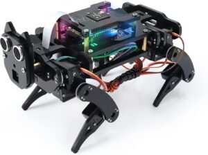 Robot Hond Kit ESP32 WROVER CAM – Programmeerbare Robotset Met Camera, Aanraaksensor En Ultrasone Afstandsmeter – Dual Core 32-bit 240MHz Microcontroller Met App Besturing