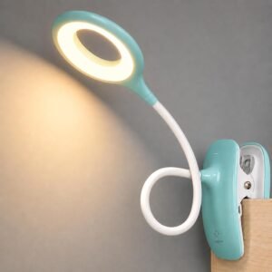 LED Cliplamp USB Oplaadbaar – Leeslamp Met Flexibele Hals En Touch Schakelaar – Bureau- En Boeklamp Voor Studeren – Clip-On Nachtlamp Set