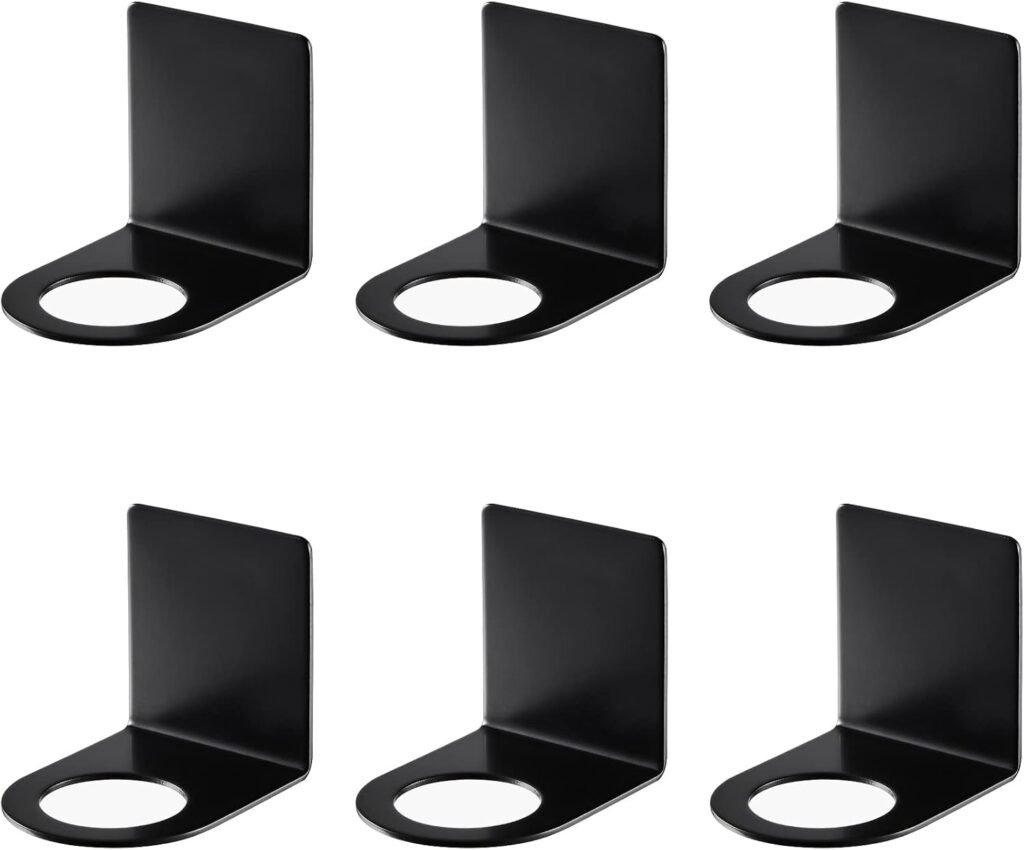 6 stuks flessenhouders met wandbevestiging voor shampoo en douchegel, badkamer organizer met 27mm pompdiameter