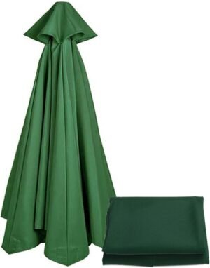Reserve parasoldoek 3x3 m van waterafstotend polyester met UV-bescherming voor terrasparasol met 6 of 8 ribben