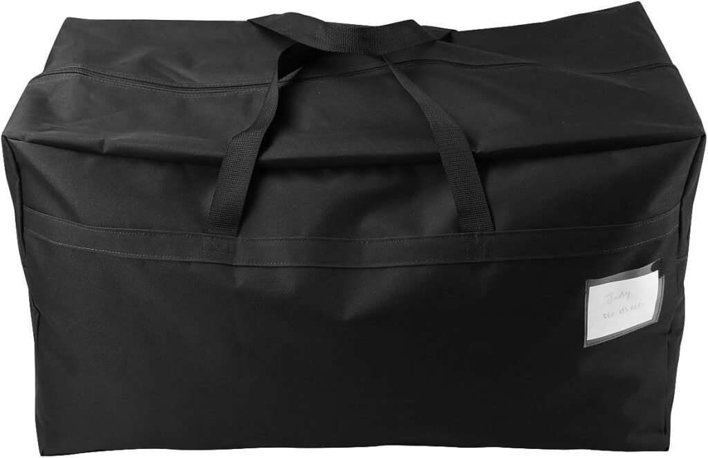 Grote waterdichte opbergtassen van 120 liter voor onder bed, kleding, beddengoed, reizen en verhuizen, set van 2