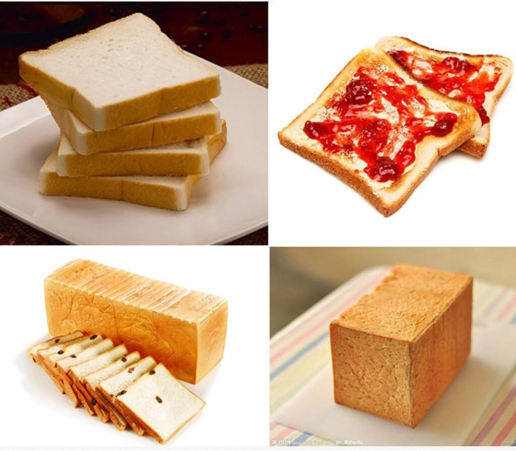 Broodbakvorm met deksel en antiaanbaklaag voor brood en cake 450g deeg zwart