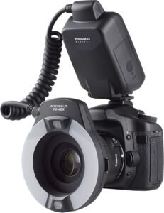 Macro Ringflitser Voor Camera – Close-up Fotografie Belichting – Dimbare Flitslamp Voor Macro en Portretfotografie – Compatibel Met Canon Camera’s