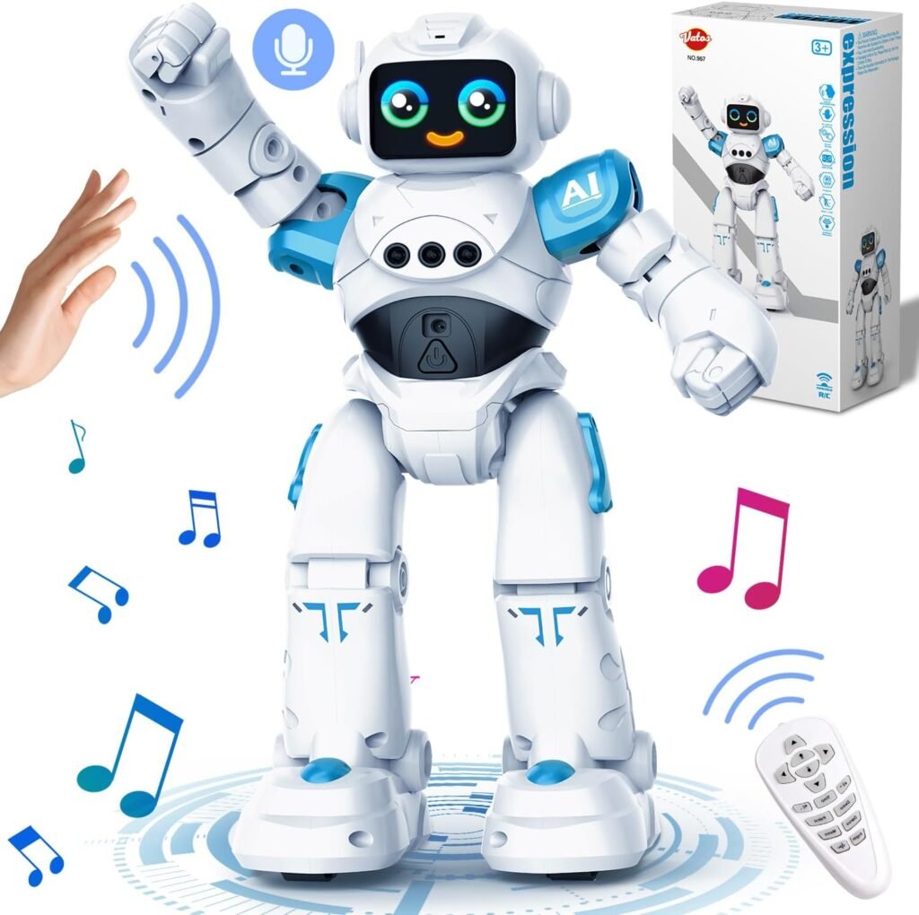 Robot speelgoed voor kinderen met afstandsbediening, programmeerbare dansende RC robot met gebarenbesturing voor interactief spelen