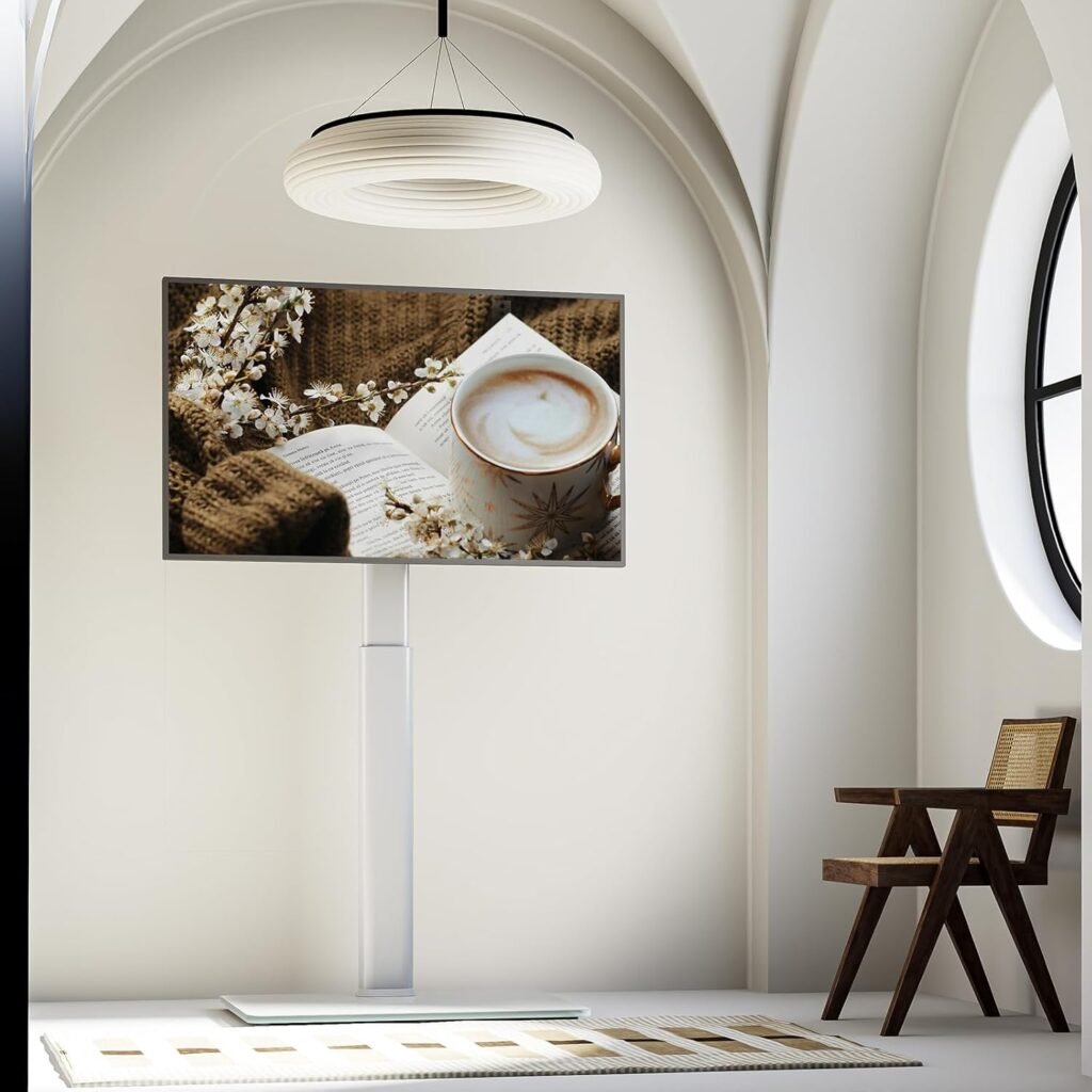 Universele vloer tv standaard met draaibare beugel voor 27-60 inch LCD LED OLED TV's