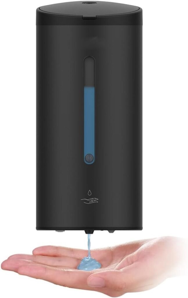 Automatische Zeepdispenser voor Wandmontage - Contactloze Vloeistofdispenser voor Zeep en Handdesinfectie - Roestvrijstaal - 800 ml