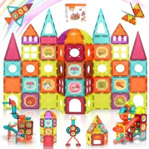 Magnetisch Bouwspeelgoed 120 Delig – Constructieset met Buizen en Ballen – Educatief Montessori Speelgoed – Voor Kinderen van 3 tot 10 Jaar