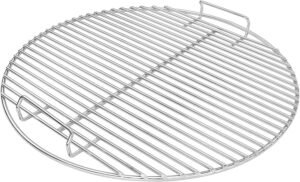 Grillrooster 44,5 cm – RVS BBQ rooster voor houtskoolbarbecue – Rond kookrooster als barbecue accessoire – Geschikt voor diverse ketelgrills