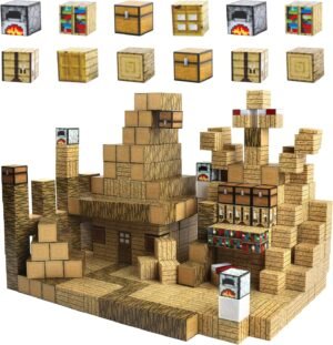 Magnetische Bouwblokken Set 2,5 cm - Educatief Constructiespeelgoed met Sensorisch Geluid - Magnetisch Bouwspeelgoed voor Kinderen Vanaf 3 Jaar - Cadeau Voor Jongens en Meisjes