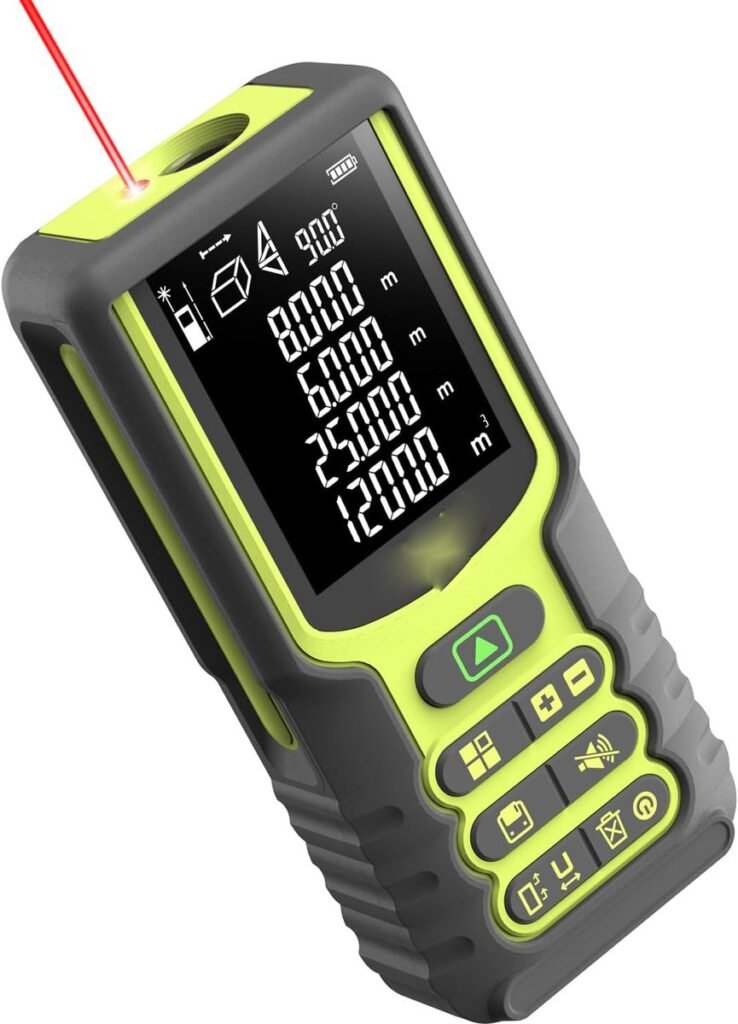 Laser afstandsmeter 100m met hoeksensor en LCD display