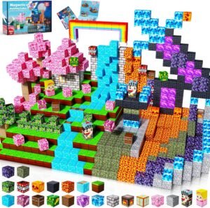 Magnetische Bouwblokken Set 150 Delig – Educatief Constructiespeelgoed voor Kinderen – Montessori STEM Bouwset met Kasteel Ontwerp – Vanaf 3 Jaar