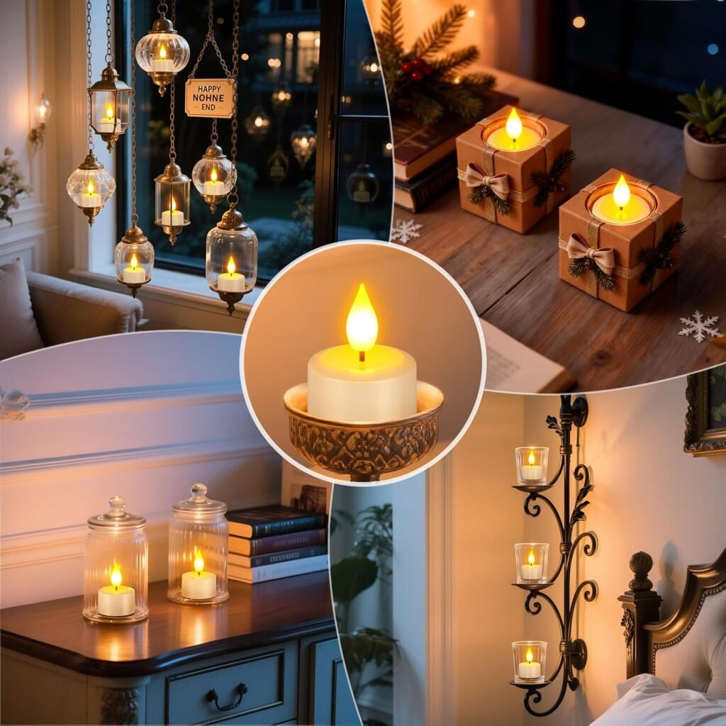 Waterdichte LED buitenkaarsen set van 2 met flikkerend licht, afstandsbediening en timerfunctie voor tuin en terras decoratie