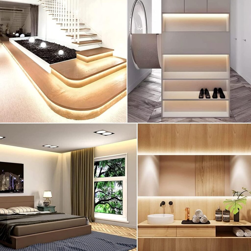 LED strip 10 meter 4000K neutraal wit, zelfklevende flexibele lichtstrip met 120 leds per meter voor slaapkamer, keuken en woonkamer