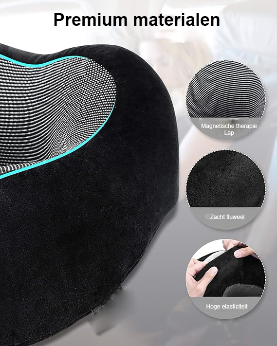 U-vormig reiskussen met memory foam, ademende wasbare neksteun voor vliegtuig, auto en reizen met slaapmasker en oordopjes