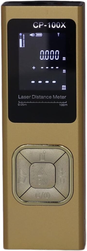 Digitale laserafstandsmeter 100M voor afstand, oppervlakte en volume met handheld meetgereedschap