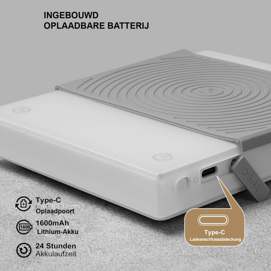 Digitale koffieweegschaal met timer, 0,1 g nauwkeurigheid, flow rate functie en USB-C opladen voor espresso en pour-over koffie.