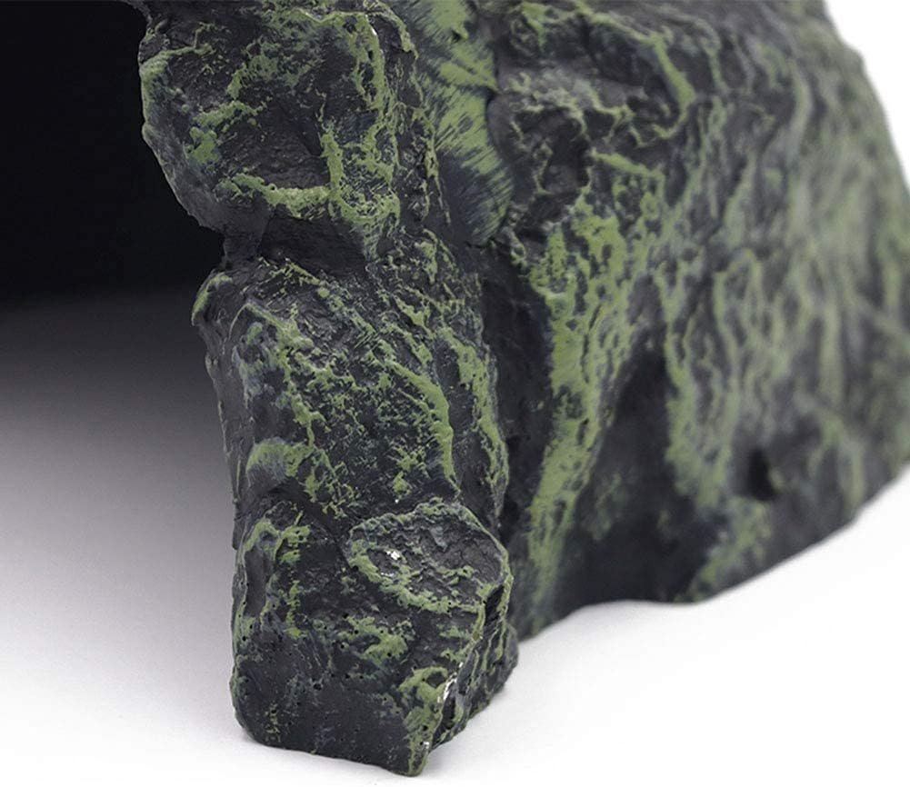 Reptielen schuilplaats grot steen decoratie voor terrarium en aquarium met natuurlijke habitat uitstraling