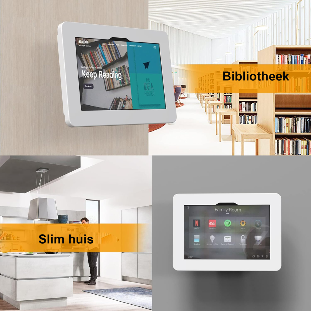 Anti-diefstal tablet wandhouder met slot voor Samsung Galaxy Tab A8 10.5 inch wandmontage