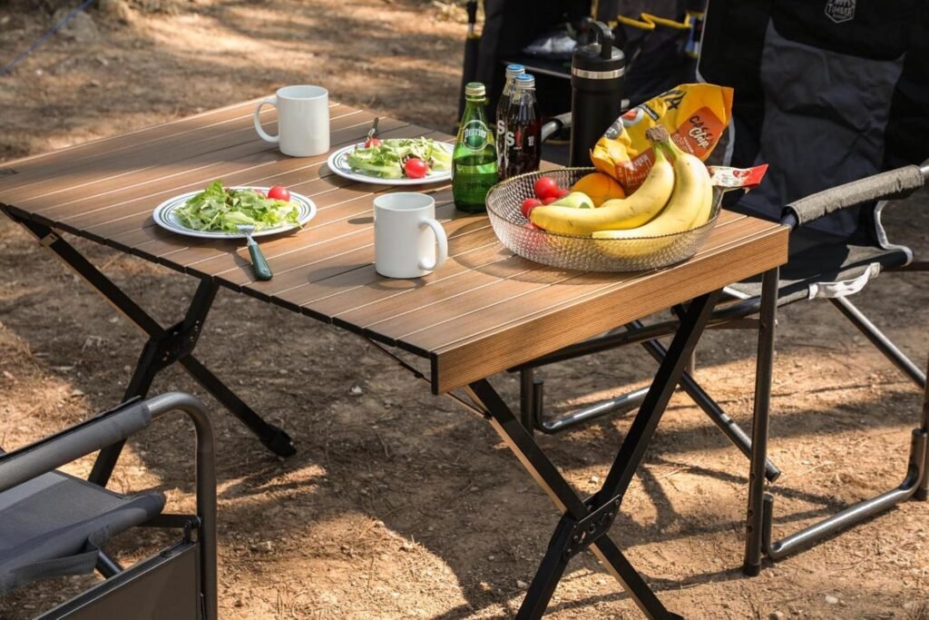 Opvouwbare aluminium campingtafel 108x71 cm voor tuin, camping en picknick