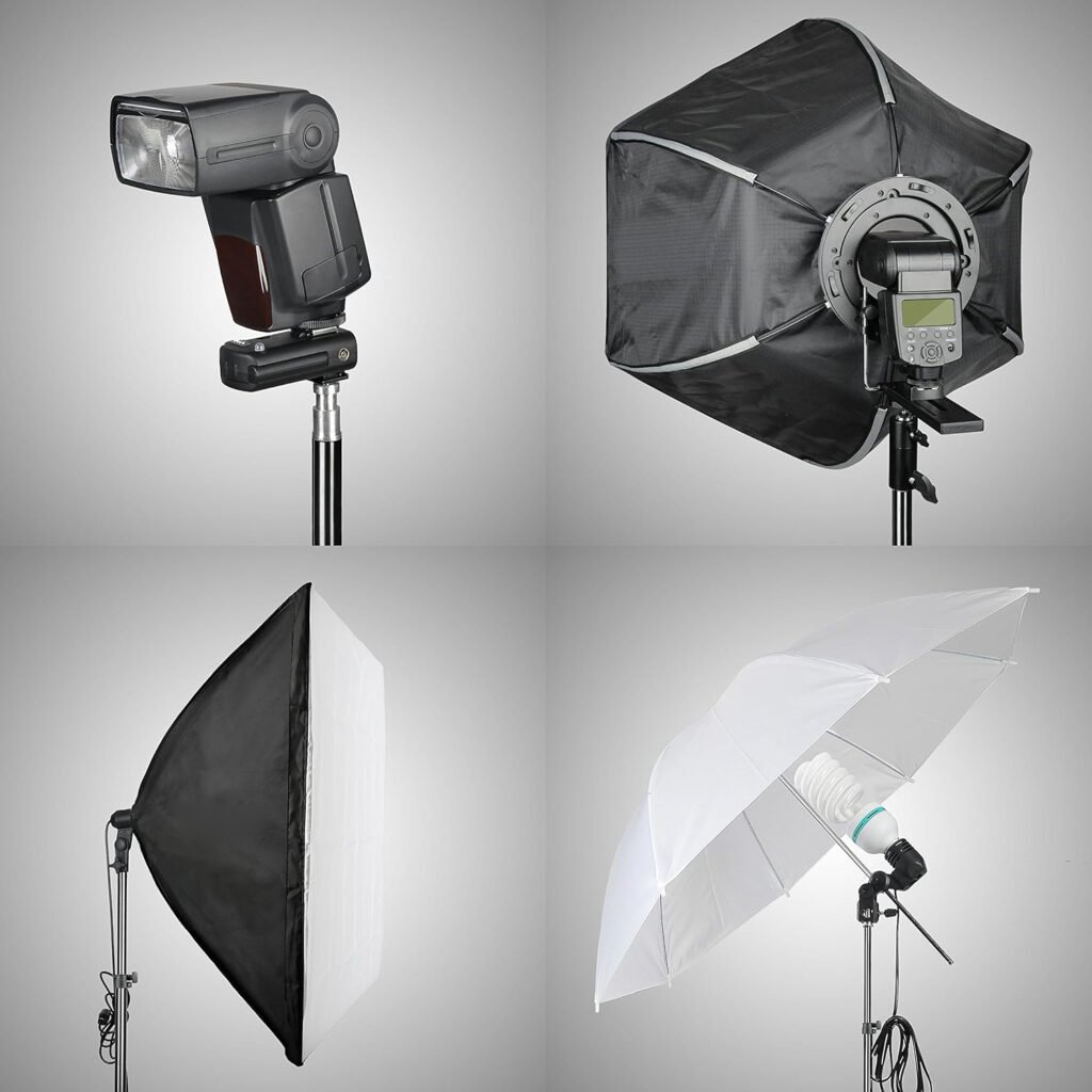 Lichtstatief set 260 cm aluminium voor fotografie, video, studio, softbox en achtergrondverlichting, 2 stuks