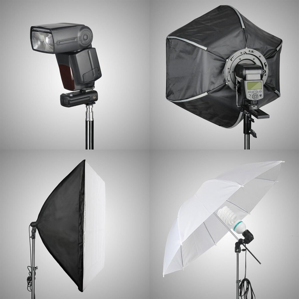 Lichtstatief set van 2 verstelbare fotografie statieven van 190 cm voor fotostudio, softbox en achtergronden