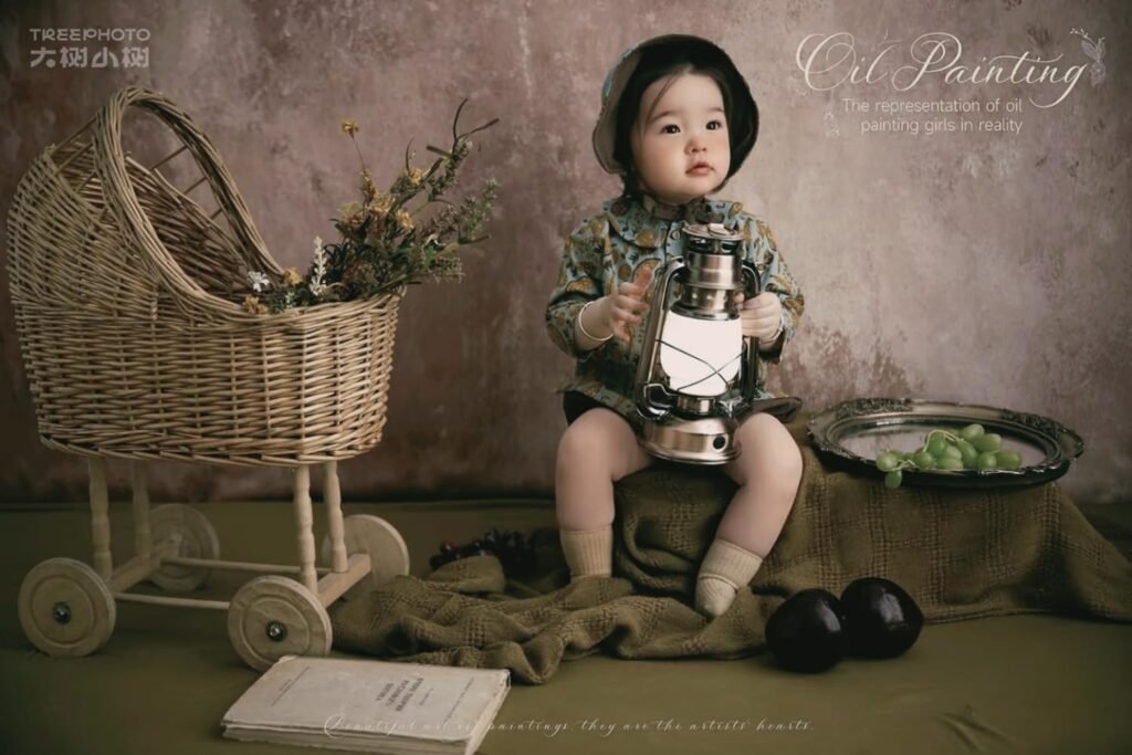 Stof fotografie achtergrond 2x3m grijs bruin betonlook voor studio, portretfotografie en vintage foto-opnames