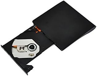 Externe DVD brander USB 3.0 Type-C voor MacBook, laptop en PC in zwart met draagbare DVD/CD speler functie