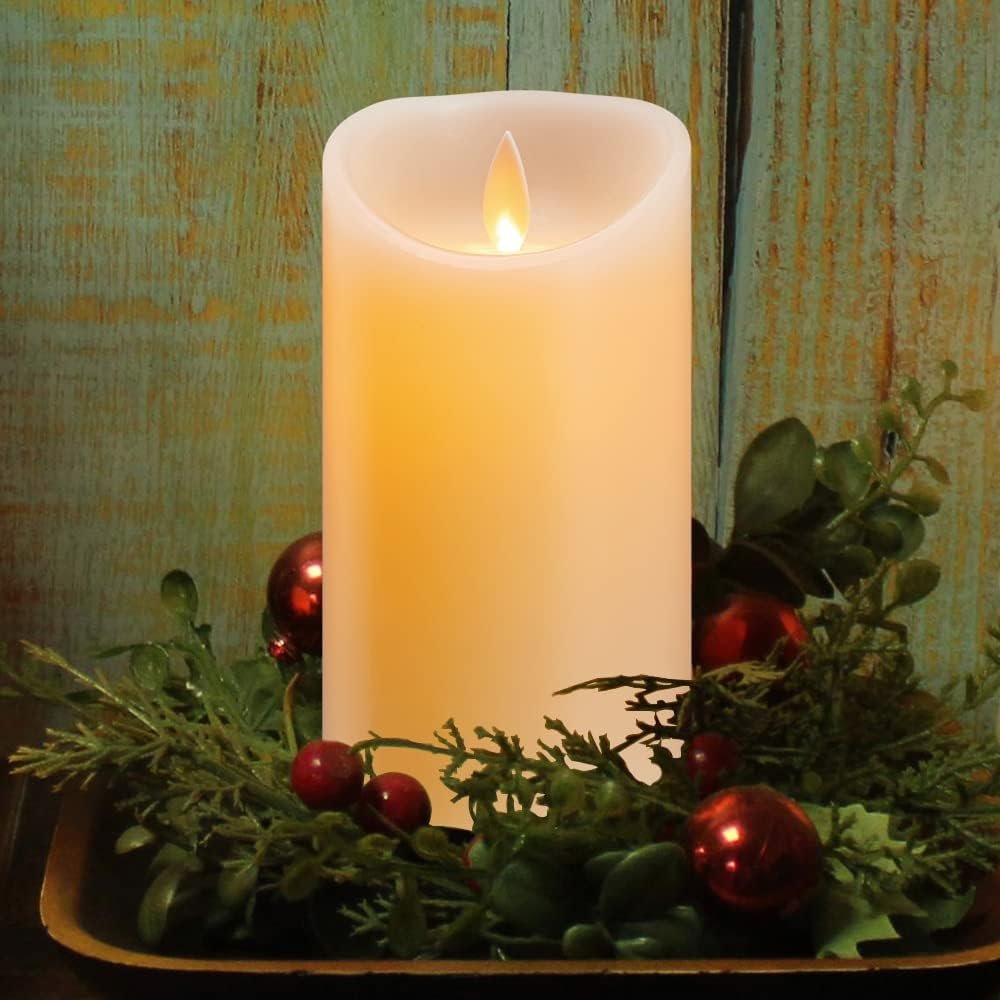 Oplaadbare LED kaarsen set met vlamloze wax kaarsen, afstandsbediening en timerfunctie voor sfeerverlichting en decoratie, 10 cm hoog