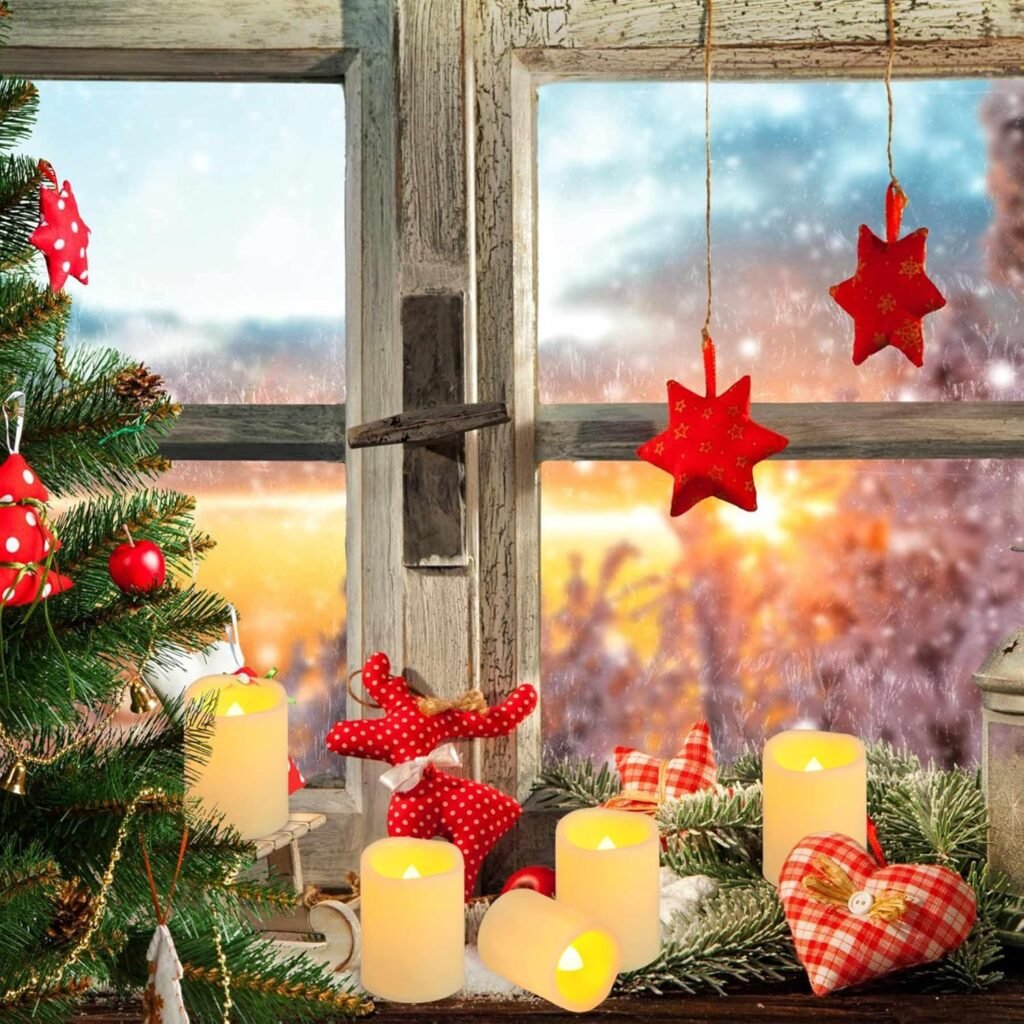 48-delige set oplaadbare LED theelichtjes voor sfeerverlichting en decoratie
