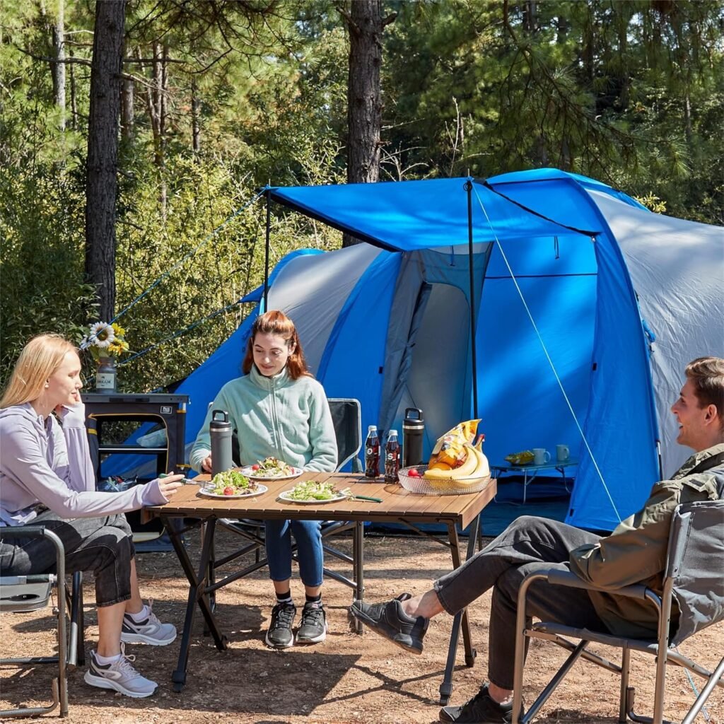 Opvouwbare aluminium campingtafel 108x71 cm voor tuin, camping en picknick