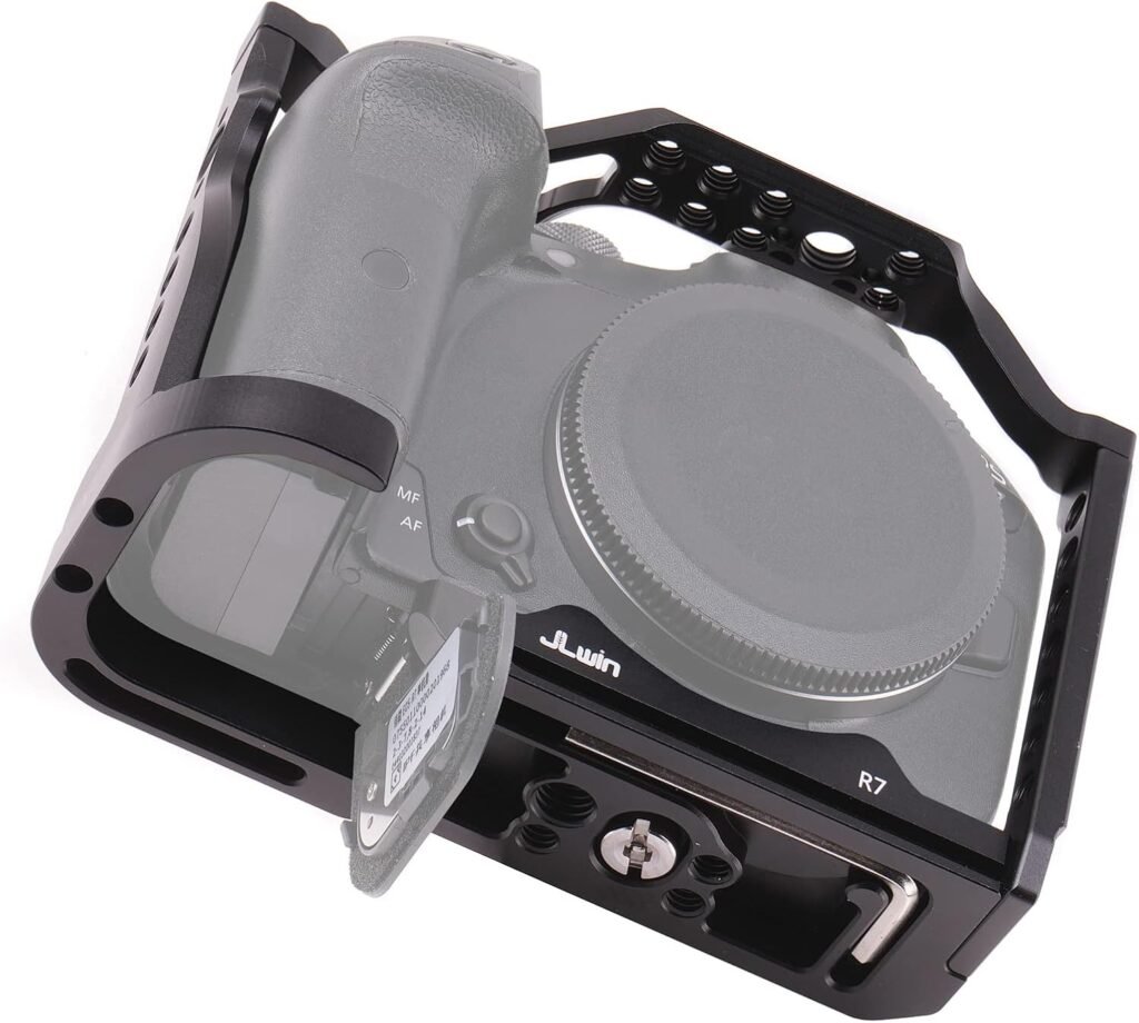 Camera cage rig met handgreep en NATO rail voor camera video en vlogging accessoires