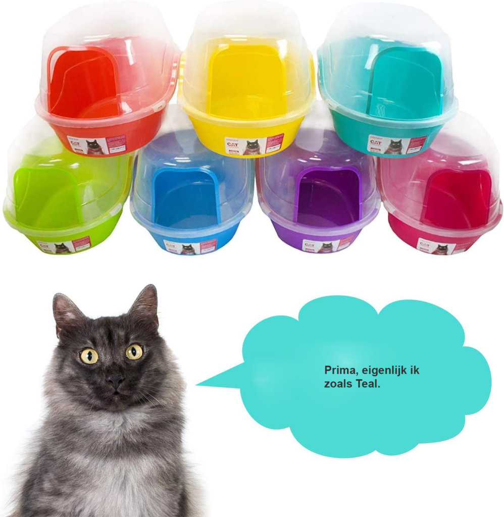 XL kattenbak met kap en deksel, gesloten jumbo litterbox voor grote katten en huisdieren, eenvoudig schoon te maken