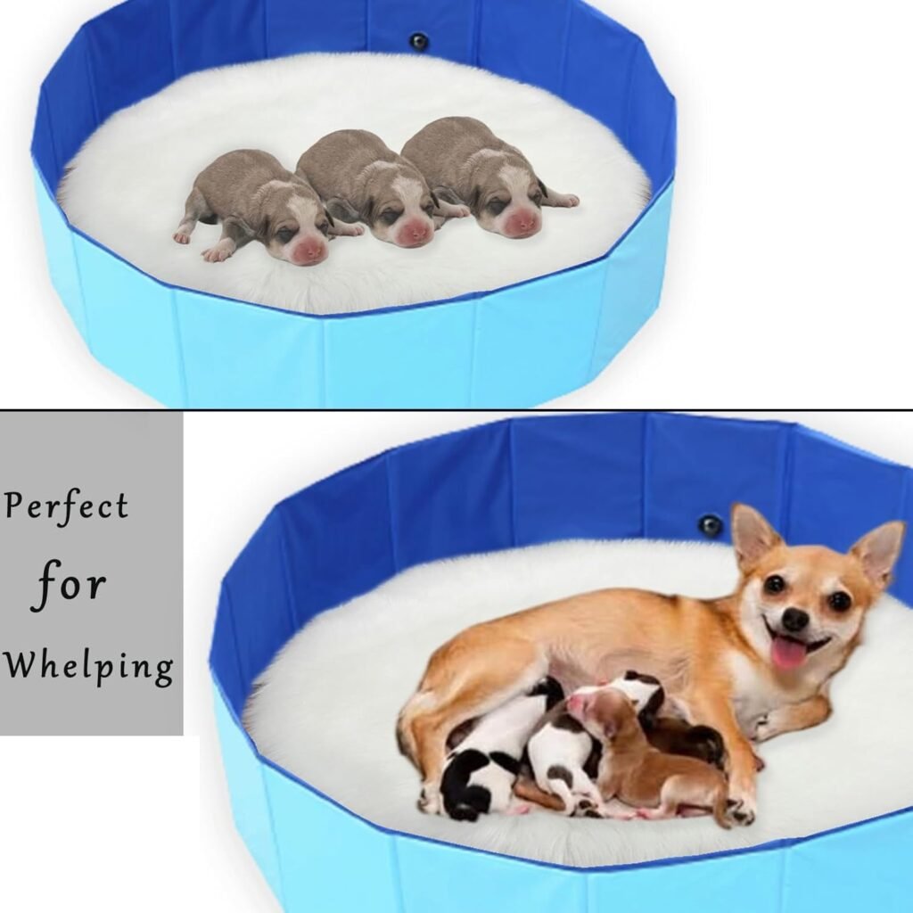 Opvouwbare hondenpool 81x20 cm voor honden en katten - draagbaar vouwbaar hondenbad voor binnen en buiten gebruik