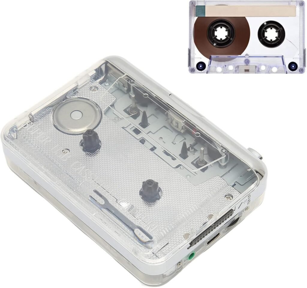 Draagbare cassette speler USB MP3 converter - Walkman cassette naar MP3 - 3,5mm jack - PC & Mac compatibel