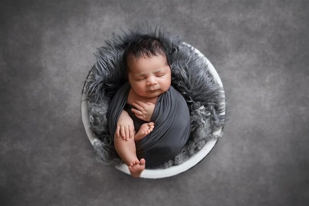 Fotografie achtergrond charcoal grijs canvas 1,5x2,2m voor studio en portret fotoshoot