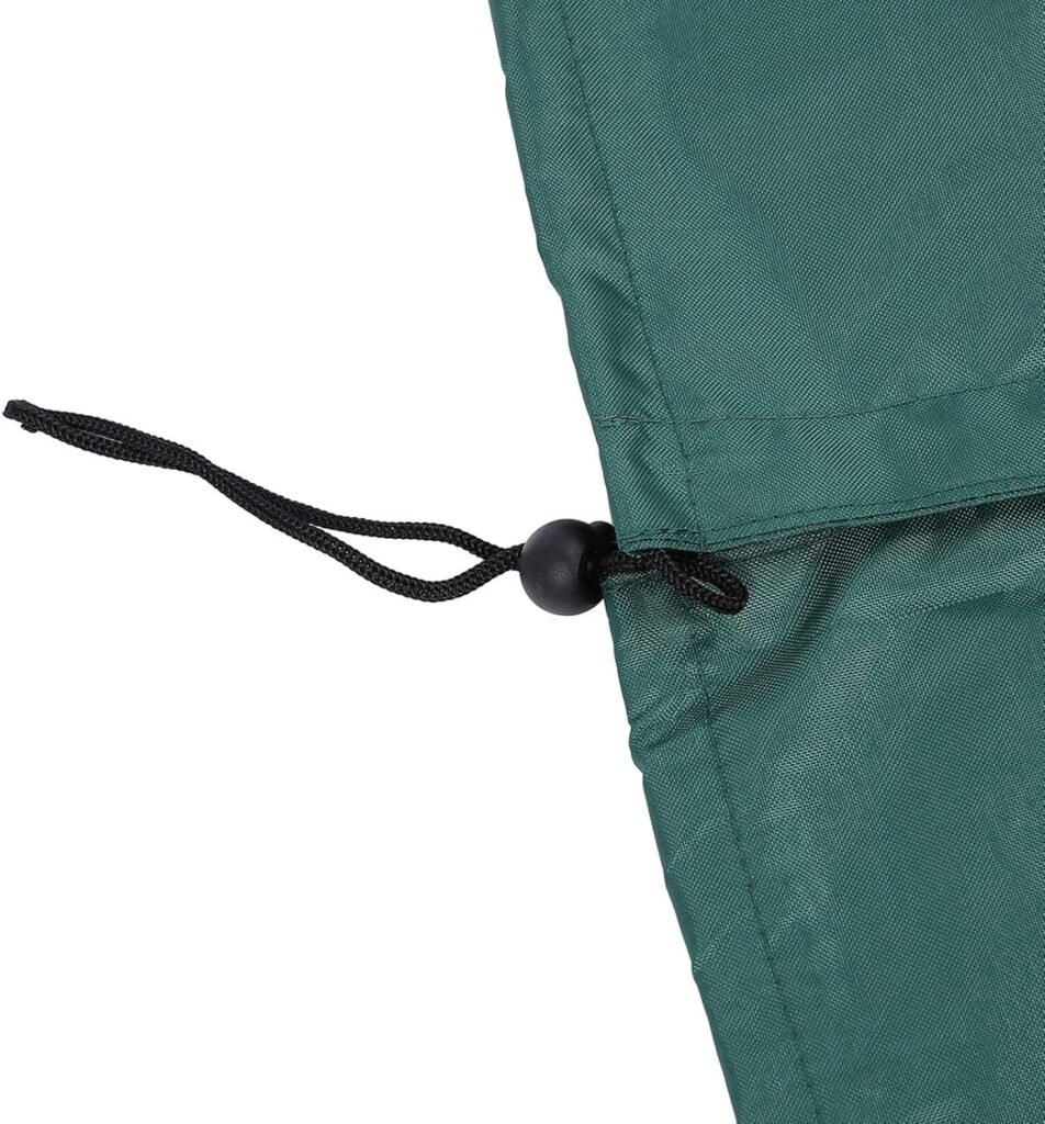 Opbergtas voor staande kunstkerstboom 114x239 cm groen met waterdichte 420D beschermhoes en spanbanden