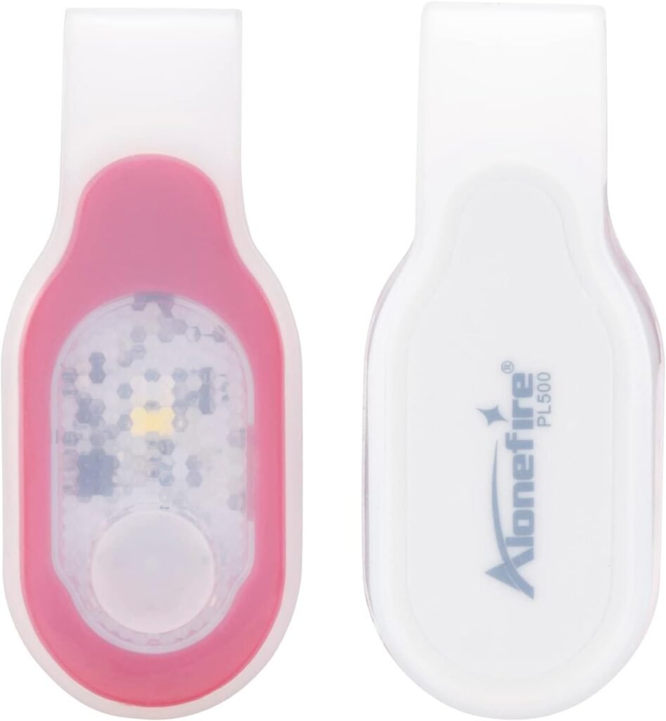 USB oplaadbare clip-on zaklamp met magneet, 3 lichtmodi en sleutelhangerlampje voor nachtverlichting en onderweg gebruik