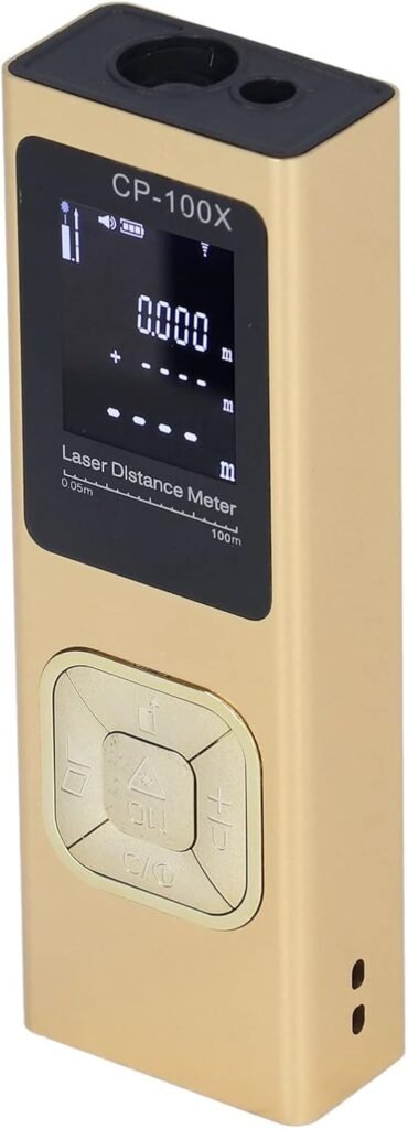 Laserafstandsmeter 100M met digitale meting voor afstand, oppervlakte en volume met USB oplaadkabel