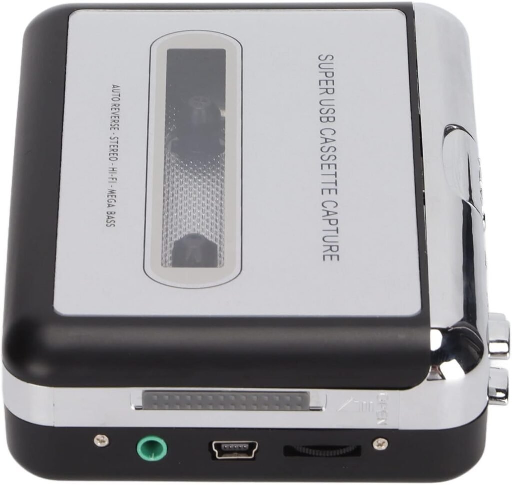 Cassette speler en recorder 2-in-1 met USB MP3 converter en draagbare Walkman functie