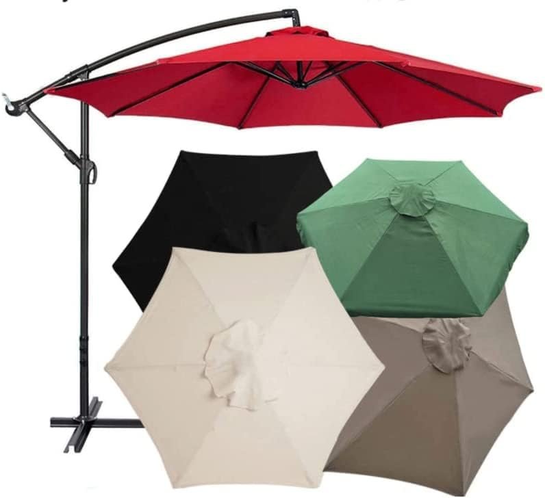 Parasolhoes voor buiten waterdichte beschermhoes voor 3 meter tuinparasol met UV bescherming en 8 ribs kwaliteit