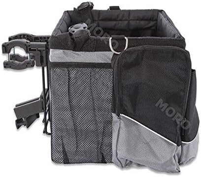 Fietsmand voor huisdieren 35x25x28 cm voor katten en honden, draagbare transportmand met voorop montage voor buitengebruik.