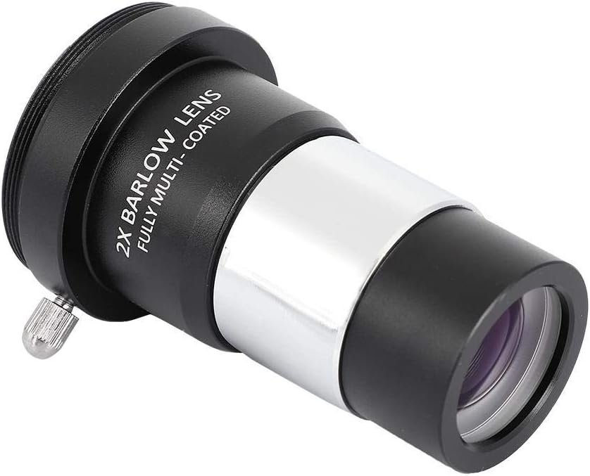 Telescoop oculairset met Plössl oculairen 4mm 10mm 25mm en 2x Barlow lens voor astronomie en astrofotografie